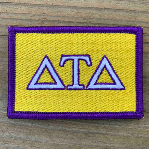 Delta Tau Delta Officially Licensed 2x3 Loyalty Patch Delta Tau Delta Officially Licensed 2x3 Loyalty Patch