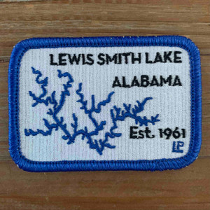 Lewis Smith Lake Map 2x3 Loyalty Patch Lewis Smith Lake Map 2x3 Loyalty Patch
