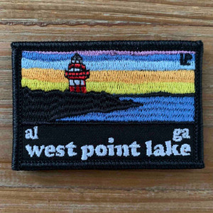 West Point Lake Sunset 2x3 Loyalty Patch