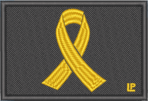 Yellow Ribbon Awareness 2x3 Loyalty Patch Military Troops Support, Suicide Prevention, Bladder Cancer Yellow Ribbon Awareness 2x3 Loyalty Patch Military Troops Support, Suicide Prevention, Bladder Cancer