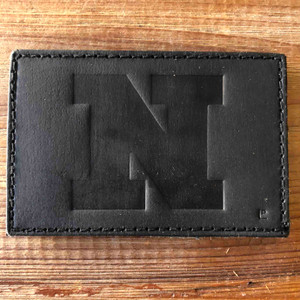 Newnan High School N Full Grain Leather Black Newnan High School N Full Grain Leather Black
