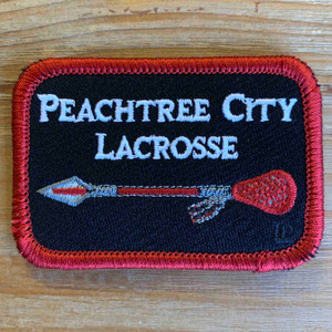Peachtree City Lacrosse 2x3 Loyalty Patch - Black Peachtree City Lacrosse 2x3 Loyalty Patch - Black