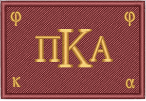 Pi Kappa Alpha Officially Licensed 2x3 Loyalty Patch - Maroon Pi Kappa Alpha Officially Licensed 2x3 Loyalty Patch - Maroon