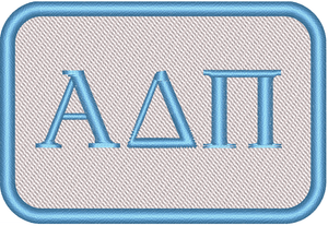 Alpha Delta Pi Officially Licensed 2x3 Loyalty Patch