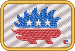 Libertarian Porcupine 2x3 Loyalty Patch Libertarian Porcupine 2x3 Loyalty Patch