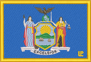 New York State Flag 2x3 Loyalty Patch