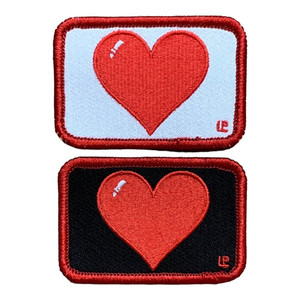 Valentine's Day Heart 2x3 Loyalty Patch Valentine's Day Heart 2x3 Loyalty Patch