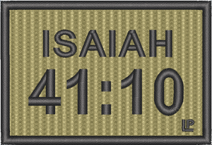 Prayer Warrior Collection - Isaiah 41:10 2x3 Loyalty Patch Prayer Warrior Collection - Isaiah 41:10 2x3 Loyalty Patch