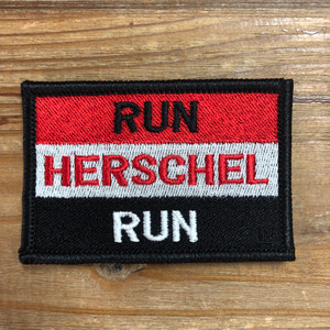 RUN HERSCHEL RUN embroidered Loyalty Patch RUN HERSCHEL RUN embroidered Loyalty Patch