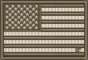 US Flag Coyote - 2x3 Loyalty Patch US Flag Coyote - 2x3 Loyalty Patch