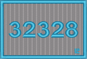 St. George Island 32328 Zip Code 2x3 Loyalty Patch St. George Island 32328 Zip Code 2x3 Loyalty Patch