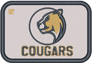 Evans Middle School Cougars 2x3 Loyalty Patch Evans Middle School Cougars 2x3 Loyalty Patch