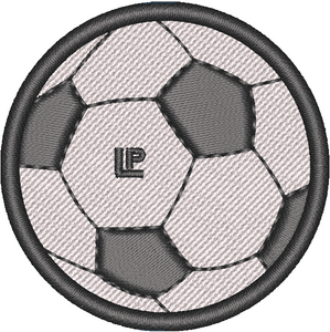 Die Cut Soccer Ball 2x2 Loyalty Patch