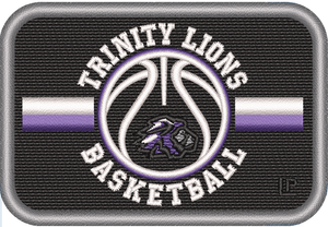 Trinity Christian School Basketball 2x3 Loyalty Patch Trinity Christian School Basketball 2x3 Loyalty Patch