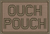 OUCH POUCH Coyote Brown on Coyote Tan 2x3 Loyalty Patch