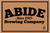 Abide Brewing Company Full Grain Tan Leather 2x3 Loyalty Patch Digital Concept
