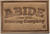 Abide Brewing Company Full Grain Tan Leather 2x3 Loyalty Patch