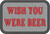 Wish You Were Beer - Red on Gray Black Border 2x3 Loyalty Patch