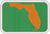 Florida Silhouette - University of Miami 2x3 Loyalty Patch