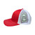 Ball Cap - Red with White Mesh