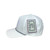 White Laser Cut 5 Panel Rope Hat