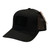 Mid Profile Trucker - Black with Black Mesh
