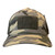 Ball Cap - Camouflage with Olive Mesh Front Debossed 2x3 Loop Panel