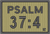 Psalm 37:4 2x3 Loyalty Patch