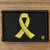 Yellow Ribbon Awareness 2x3 Loyalty Patch Military Troops Support, Suicide Prevention, Bladder Cancer