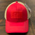 Ball Cap - Red with Tan Mesh - front view