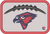 The Heritage School - Hawk Football 2x3 Embroidered