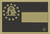 Georgia State Flag Scorpion 2x3 Loyalty Patch