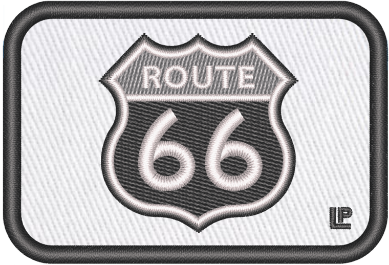 Route 66 Grayscale 2x3 Loyalty Patch