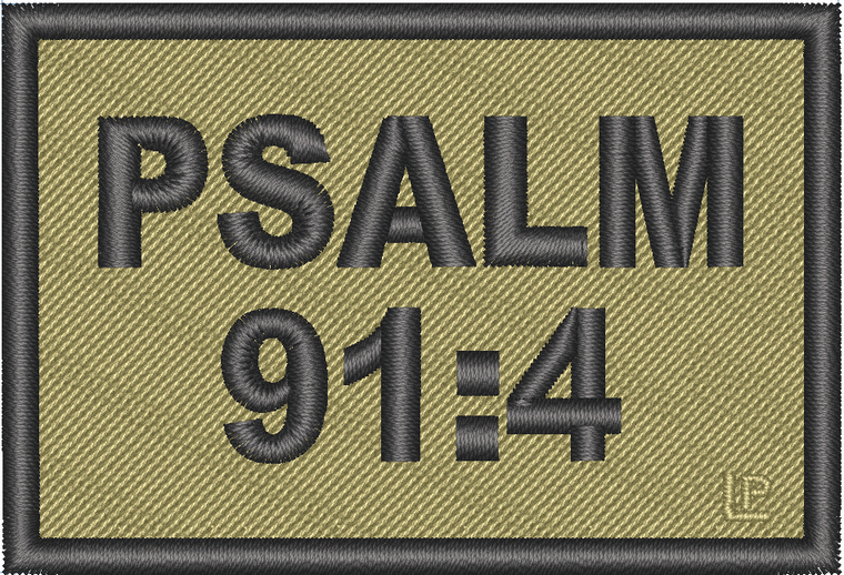 Psalm 91:4 2x3 Loyalty Patch
