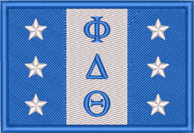 Phi Delta Theta Flag Officially Licensed 2x3 Loyalty Patch