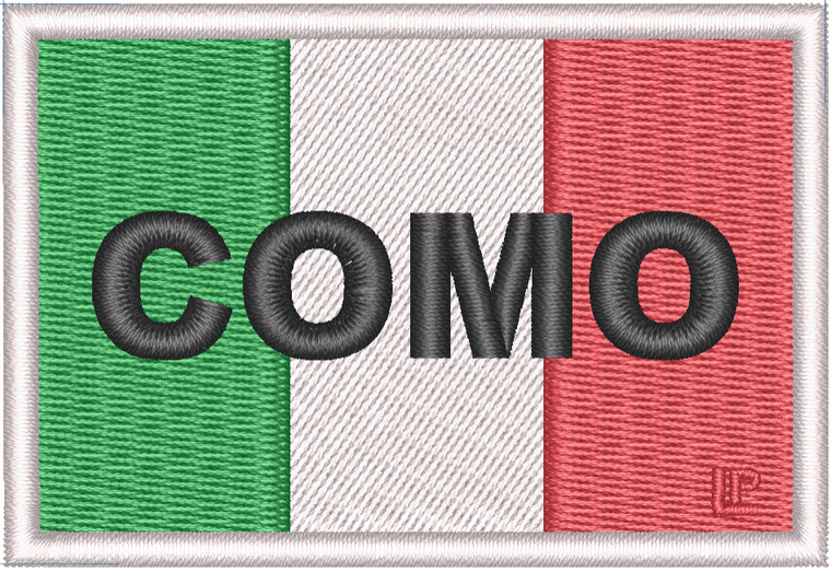 Italy Flag - Lake Como 2x3 Loyalty Patch