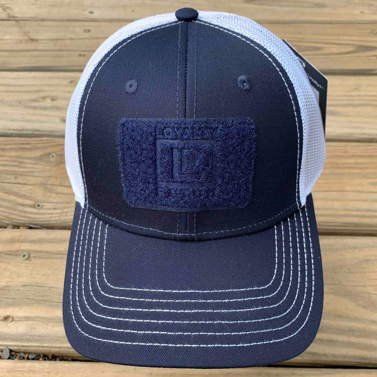 Ball Cap - Navy with White Mesh