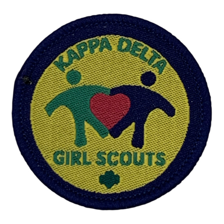 Kappa Delta Girls Scouts of America Co-Branded iron-on or sew-on Loyalty Patch