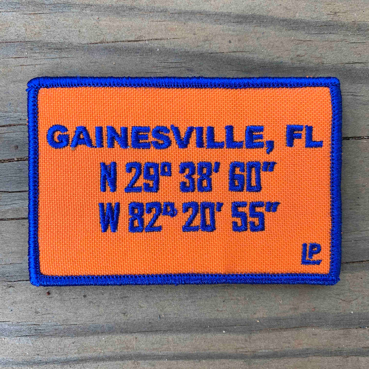 Gainesville Stadium Coordinates 2x3 Loyalty Patch