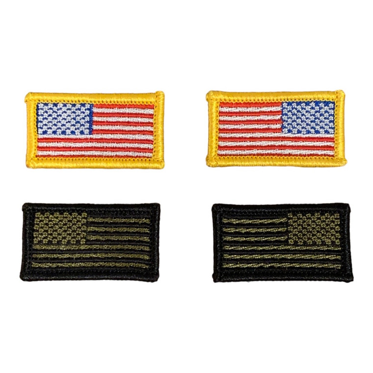 US Flag Micro Collection 1x2 Loyalty Patches