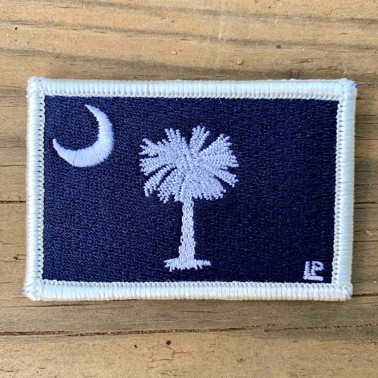 South Carolina State Flag 2x3 Loyalty Patch