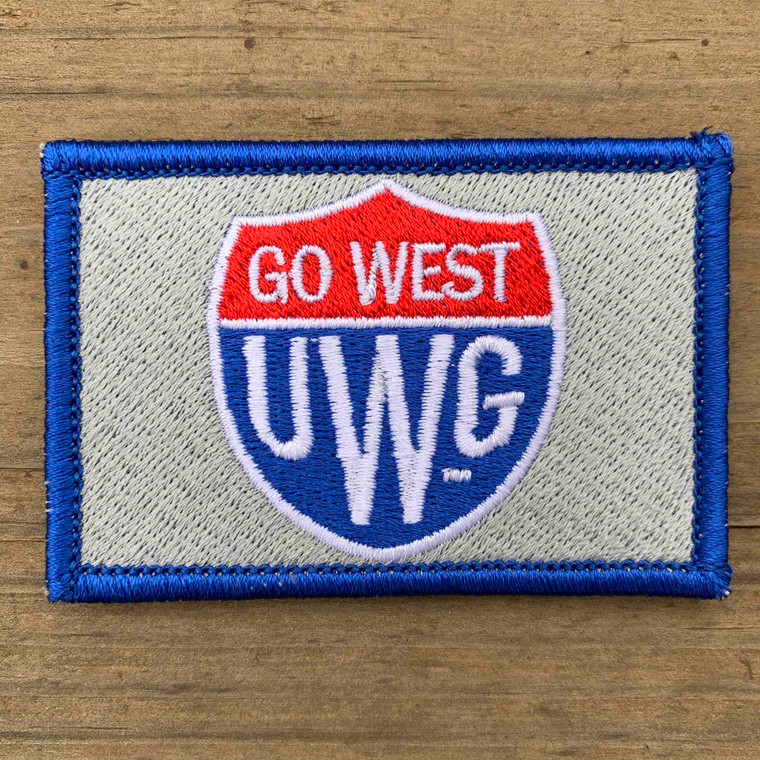 Officially Licensed University of West Georgia Go West 2x3 Loyalty Patch