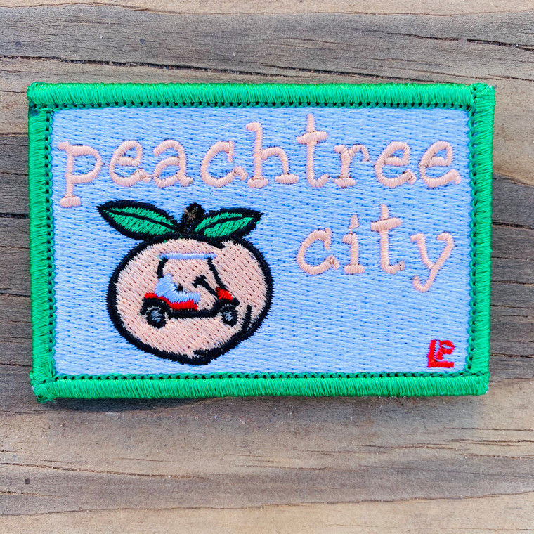 Peachtree City Golf Cart 2x3 Loyalty Patch