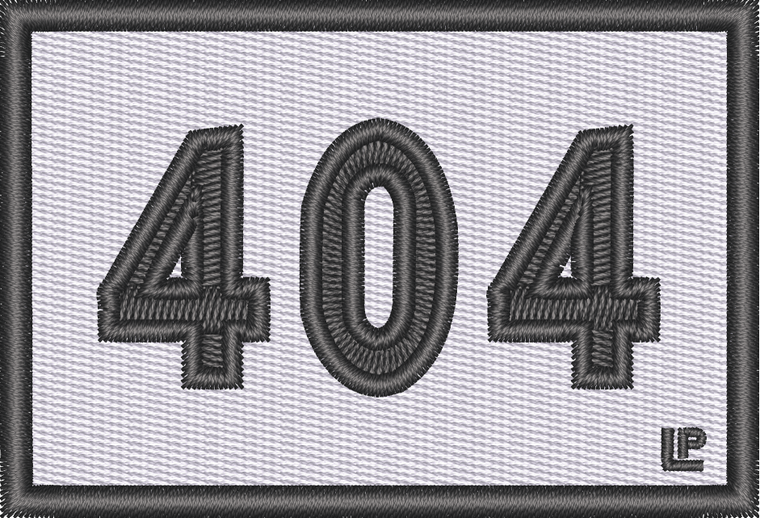404 Georgia Area Code 2x3 Loyalty Patch