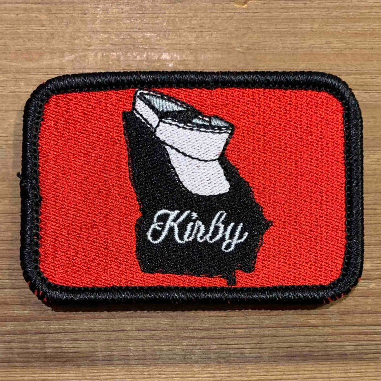 Kirby on Red 2x3 Loyalty Patch