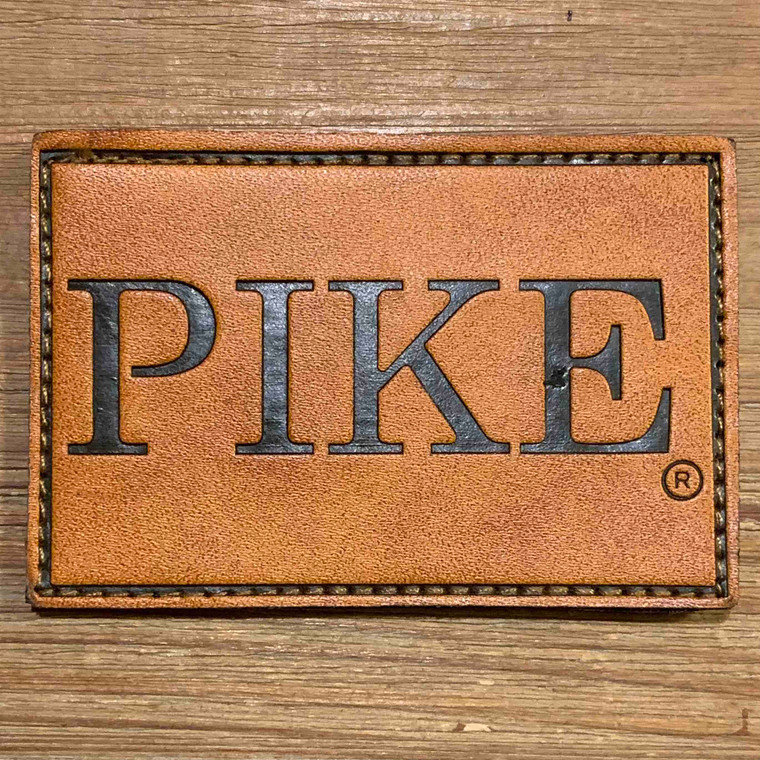 Pi Kappa Alpha Officially Licensed 2x3 Loyalty Patch - PIKE Vegan Leather