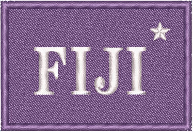 Phi Gamma Delta Officially Licensed 2x3 Loyalty Patch - FIJI Purple