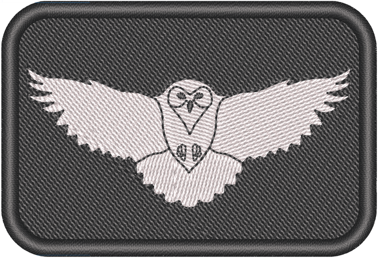 Phi Gamma Delta Officially Licensed 2x3 Loyalty Patch - FIJI Snowy White Owl