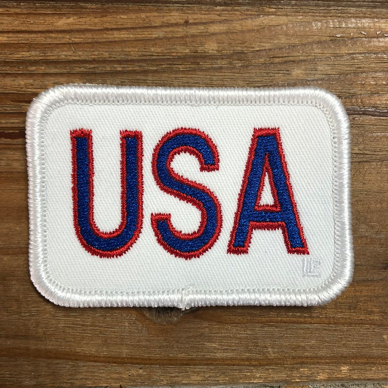 USA red white and blue patriotic Loyalty Patch