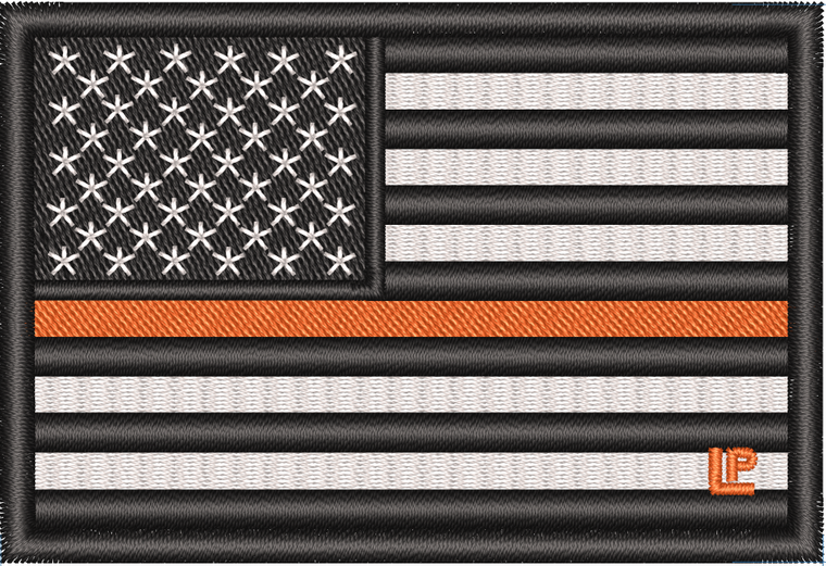 Thin Orange Line - Search & Rescue - US Flag 2x3 Loyalty Patch